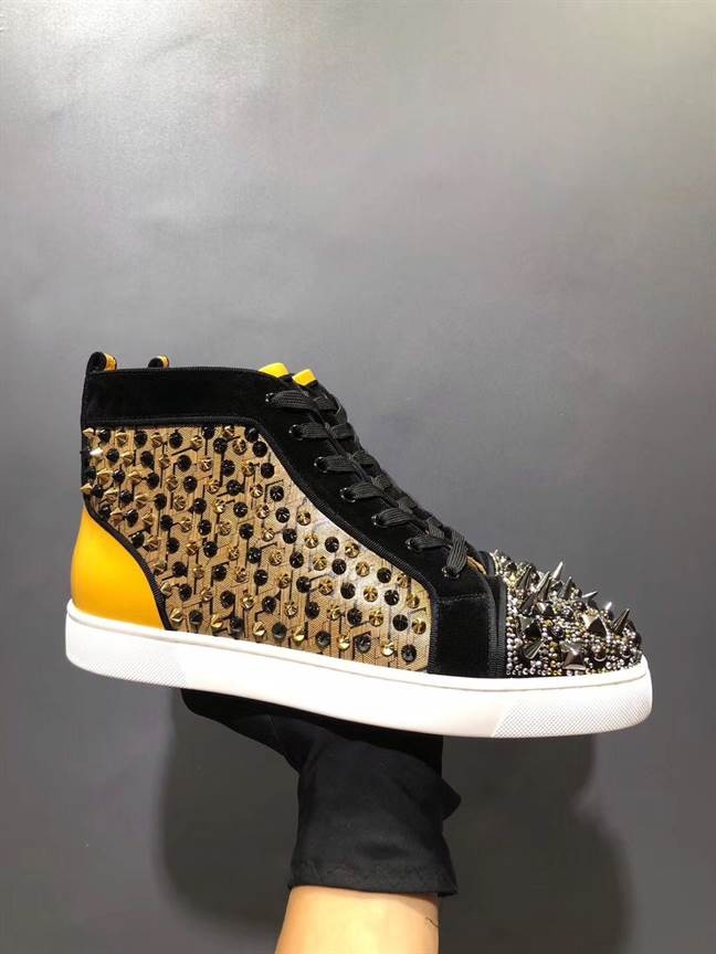 High Top Sneaker With Spikes