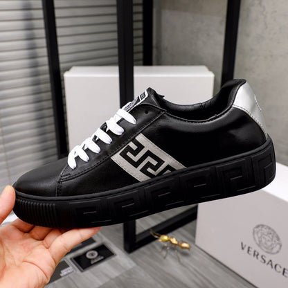 VR*SC Greca Black Silver Sneakers