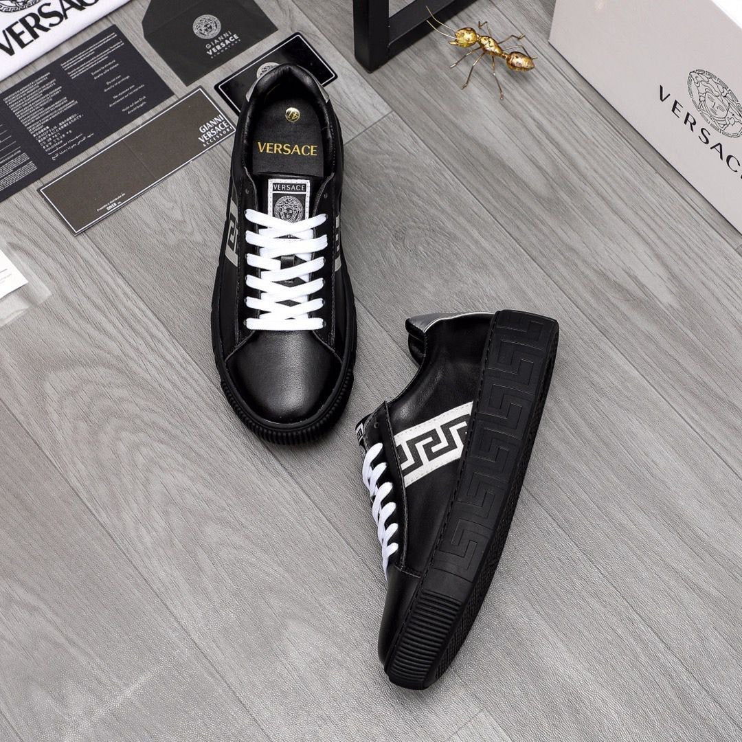 VR*SC Greca Black Silver Sneakers