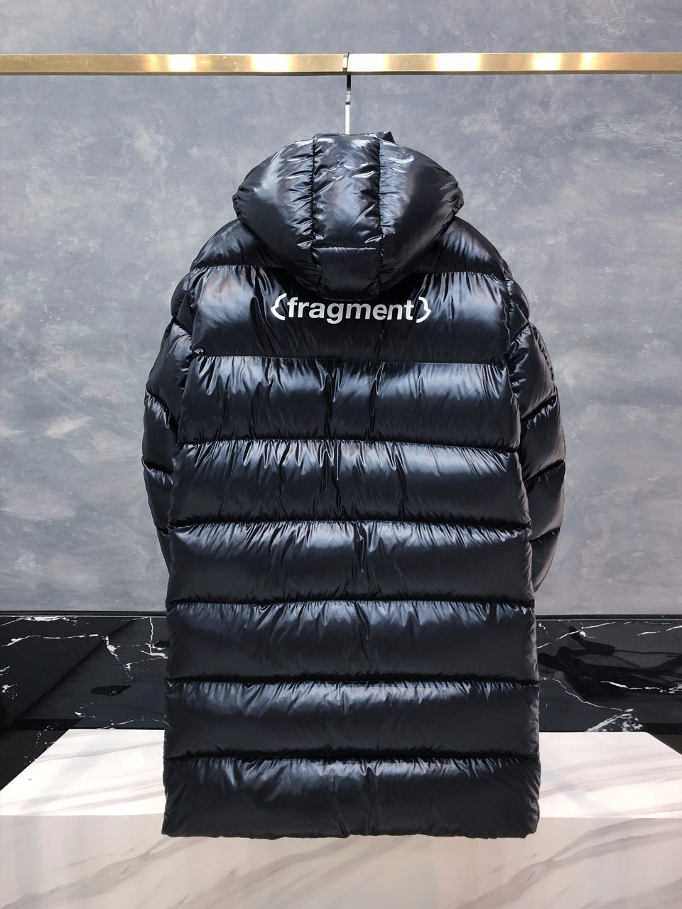 M*NCLR Fragment Long Down Jacket