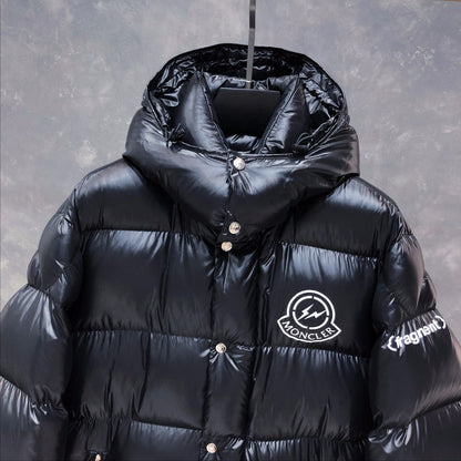 M*NCLR Fragment Long Down Jacket