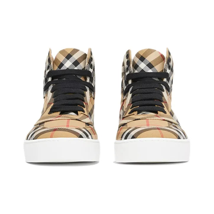 B*RBRY Skateboard High-Top Archive Beige