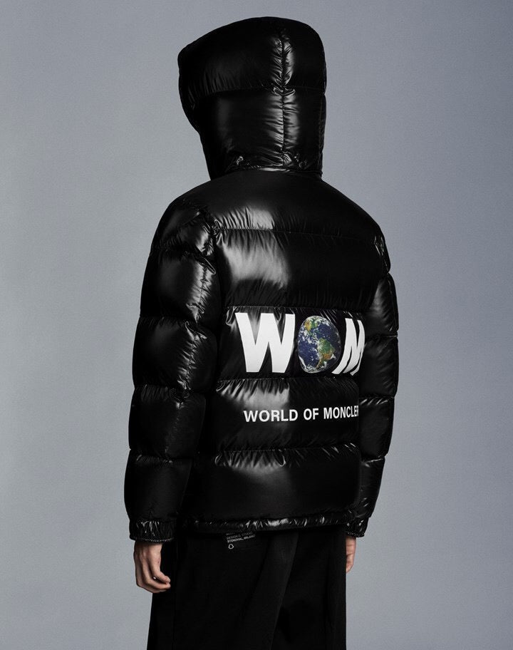 M*NCLR Back Print Down Jacket