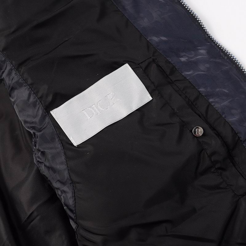 Sleeveless Oblique Logo Down Jacket