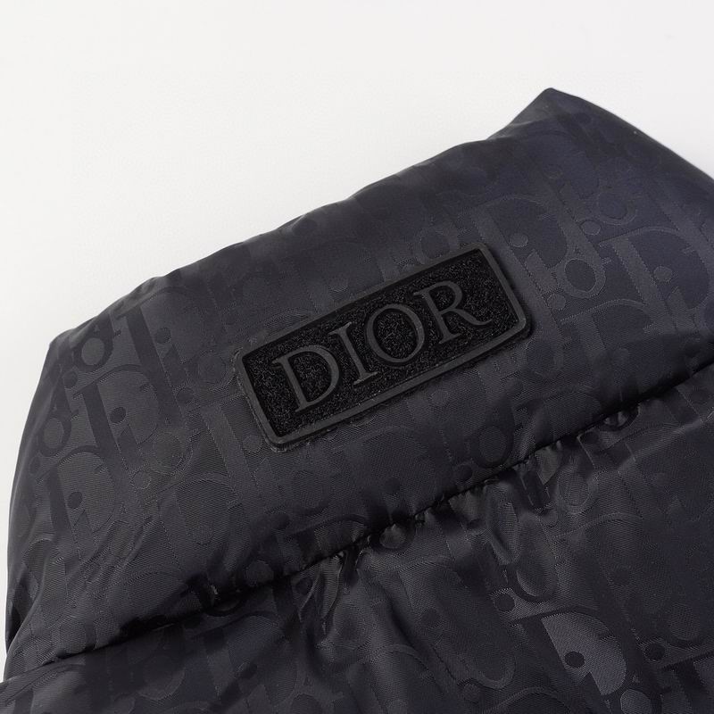 Sleeveless Oblique Logo Down Jacket