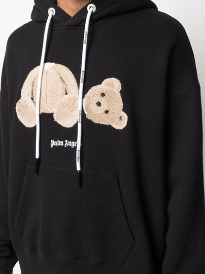 Bear Print Hoodie