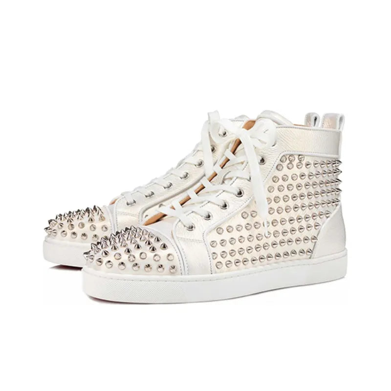 Spikes High Top Stylish Skateboarding Shoes