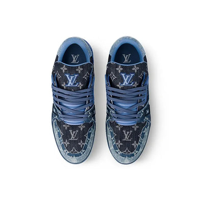 LIV Denim Trainer Low Top Skateboard Shoes