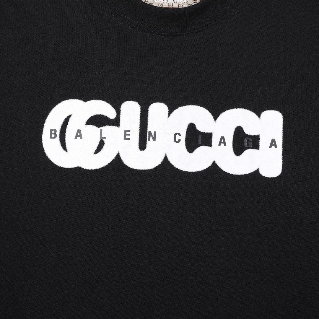 GV*C1 x B*L3NC14G Collab Logo Oversized T-shirt