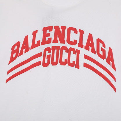 GV*C1 x B*L3NC14G Collab Logo Oversized T-shirt