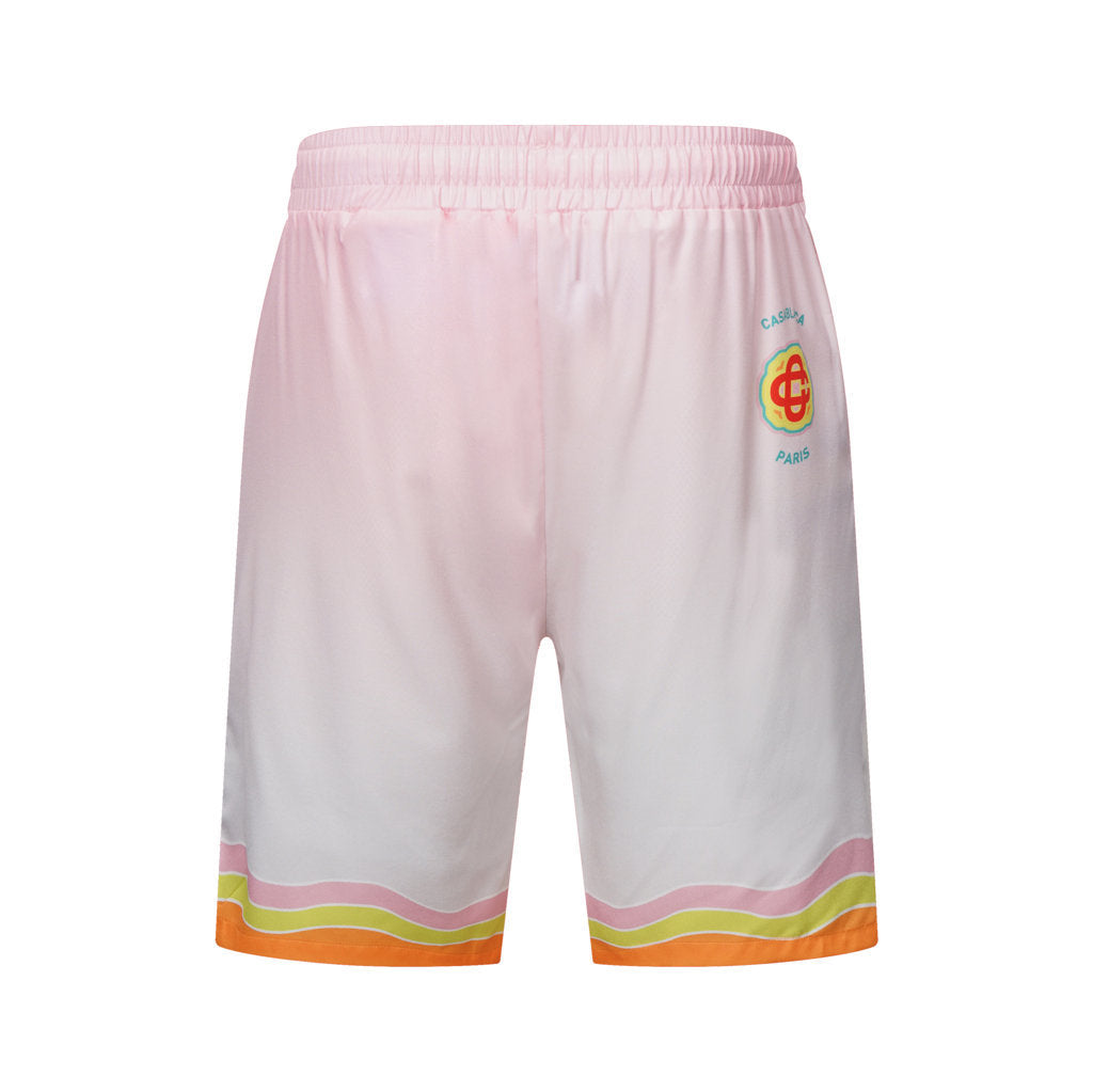 Rainbow Monogram Swim Shorts