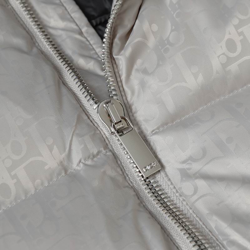 Sleeveless Oblique Logo Down Jacket