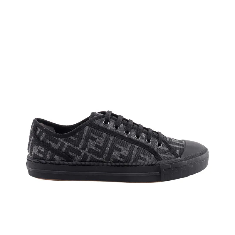 Domino F*F Motif Jacquard Low Top Sneakers