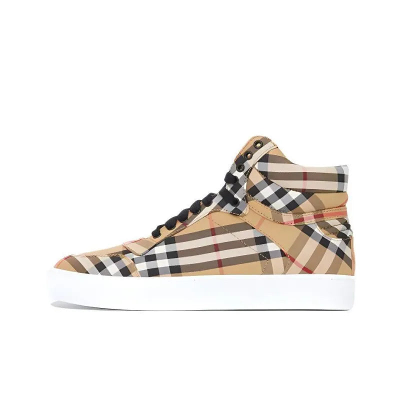 B*RBRY Skateboard High-Top Archive Beige