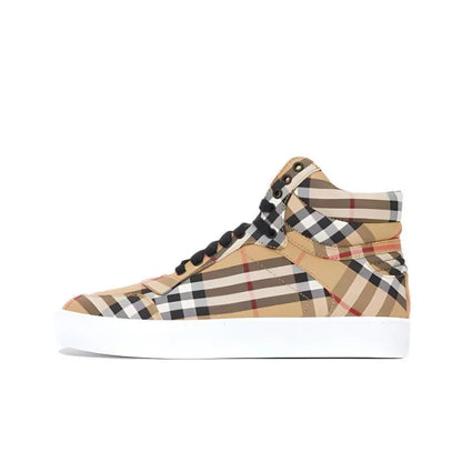 B*RBRY Skateboard High-Top Archive Beige