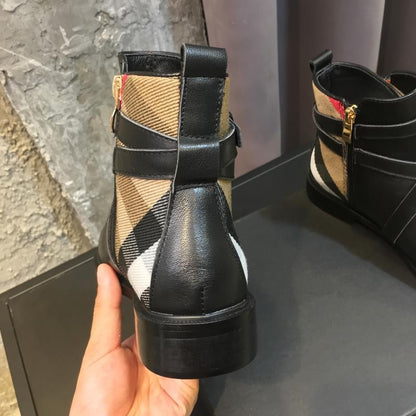 House Check Ankle Boots (Women’s)