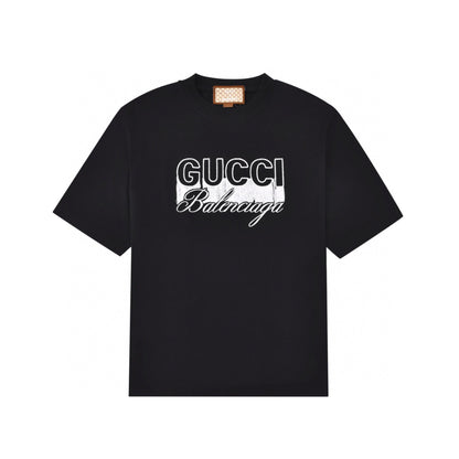 GV*C1 x B*L3NC14G Collab Logo Oversized T-shirt