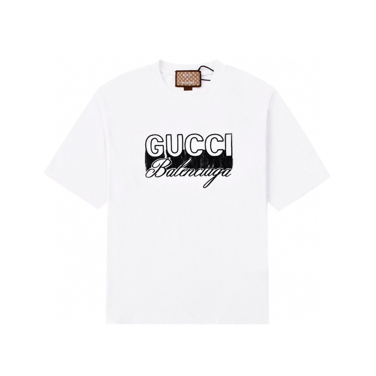 GV*C1 x B*L3NC14G Collab Logo Oversized T-shirt