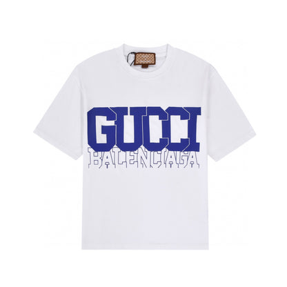 GV*C1 x B*L3NC14G Collab Logo Oversized T-shirt