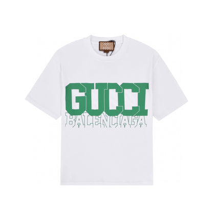 GV*C1 x B*L3NC14G Collab Logo Oversized T-shirt