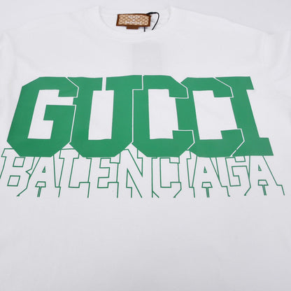 GV*C1 x B*L3NC14G Collab Logo Oversized T-shirt