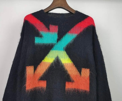 Multicolored Arrow Logo Sweater