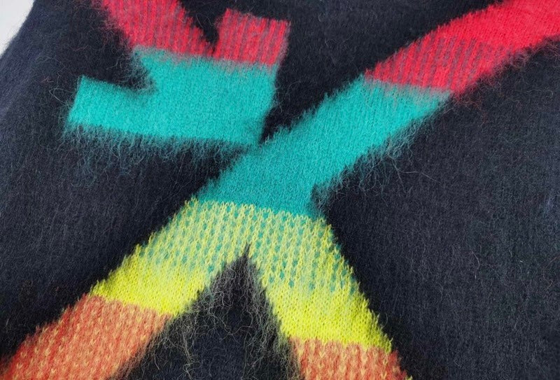 Multicolored Arrow Logo Sweater