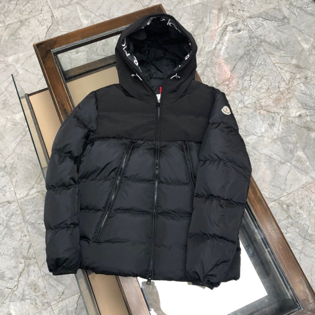 M*NCLR Stripe Logo Down Jacket