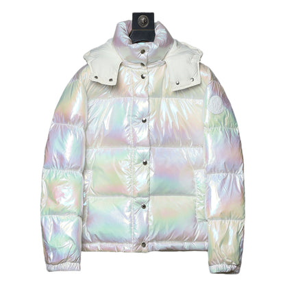 M*NCLR Iridescent Quilted Padded Down Puffer Jacket