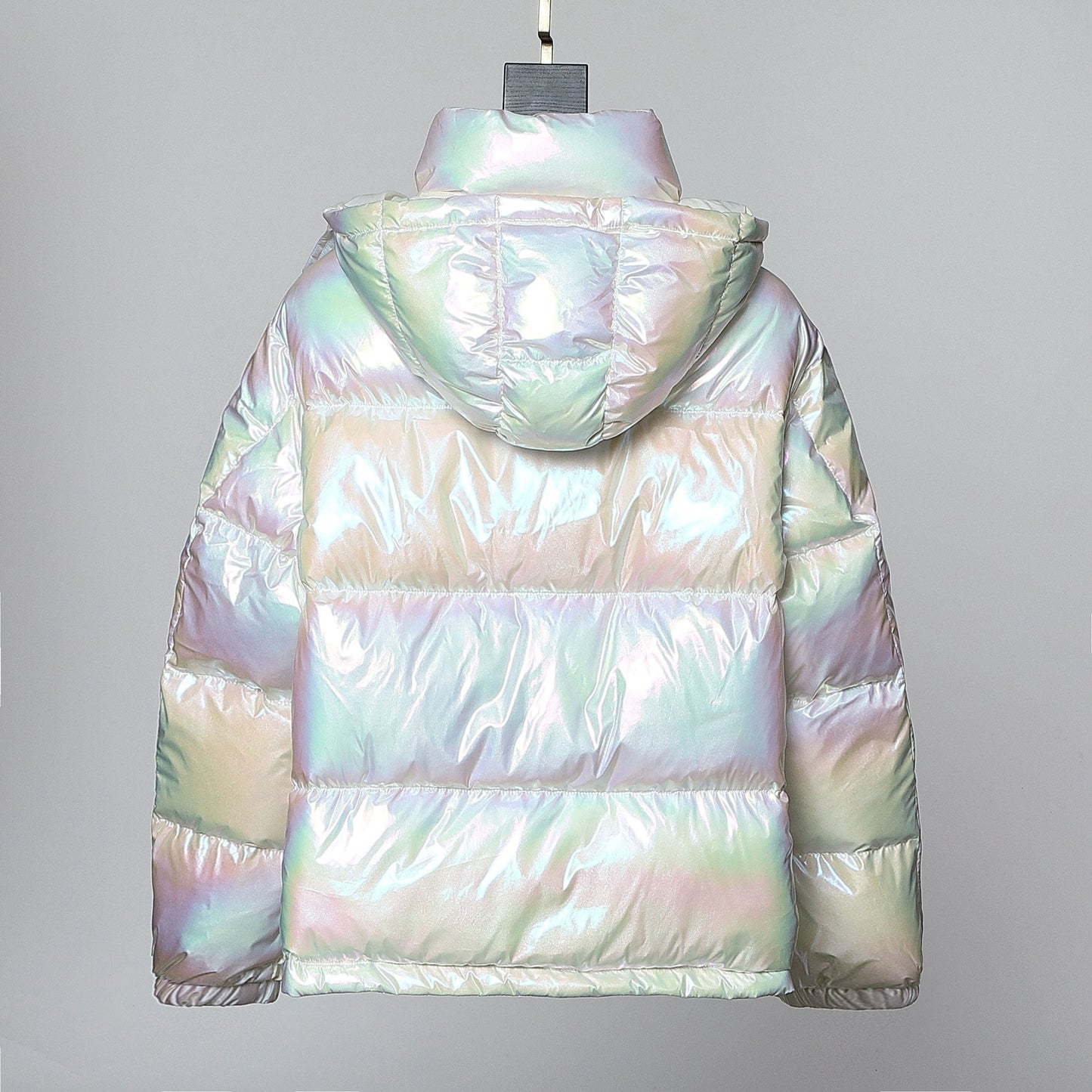 M*NCLR Iridescent Quilted Padded Down Puffer Jacket