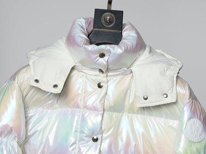 M*NCLR Iridescent Quilted Padded Down Puffer Jacket