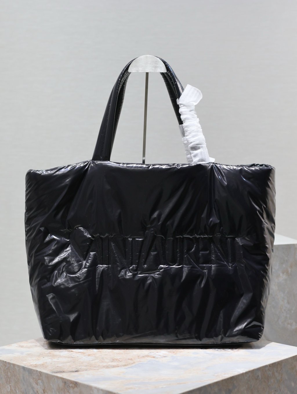 Y*ES S*L Logo Debossed Tote Bag