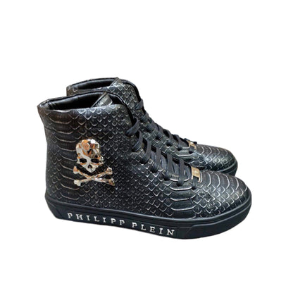 Croc Pattern Skull Sneakers (Men’s)