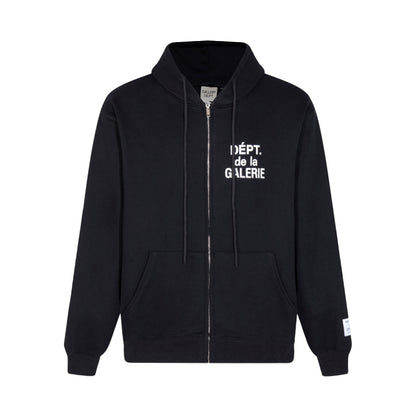 G*LL*RY D*PT Zip Up Hoodie