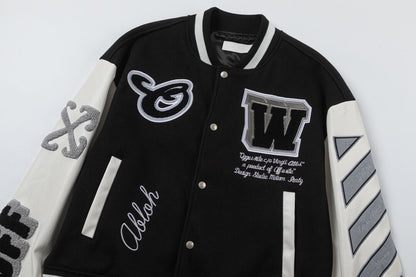 Arrow Logo Varsity Jacket