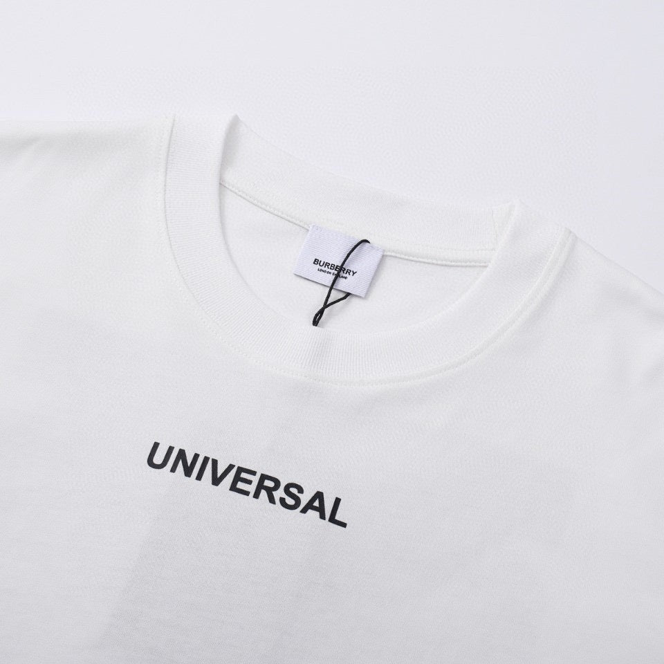 B*RBRY Universal Passport Printed Logo T-shirt