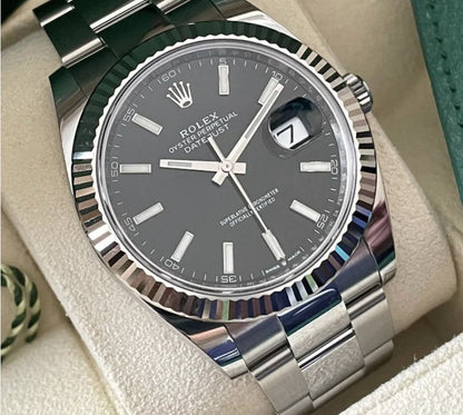 R*LX DateJust Champagne Roman Black