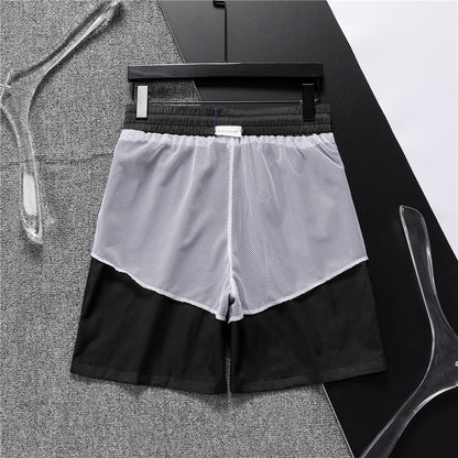 M*NCLR Embroidered Patched Logo Swim Shorts