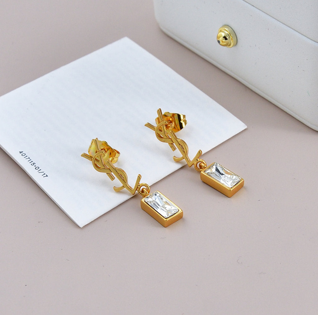 Cassandre Gold Tone Earrings