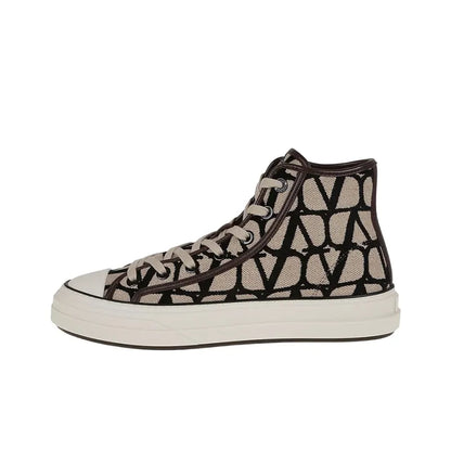 VL7N Toile Iconographe Print High Top Sneakers