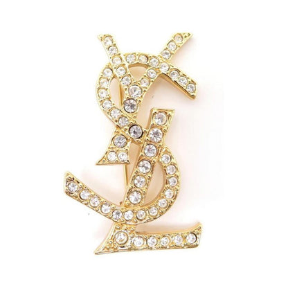 Monogram With Diamonds Earrings