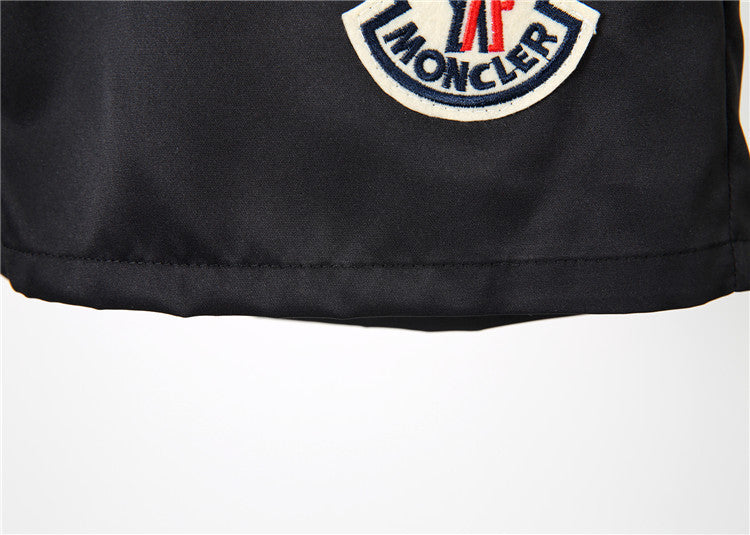 M*NCLR Embroidered Patched Logo Swim Shorts