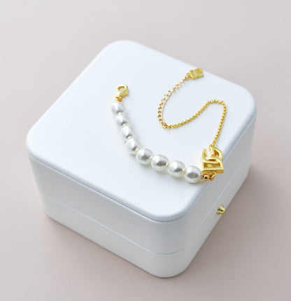 Pearl DG Logo Bracelet