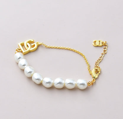 Pearl DG Logo Bracelet