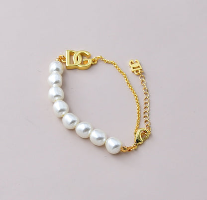 Pearl DG Logo Bracelet