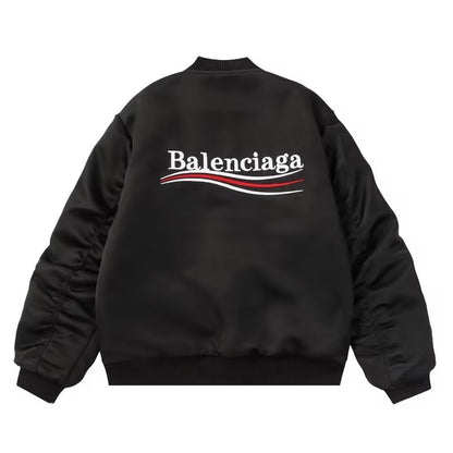 B*L3NC14G Political Campaign Bomber Jacket