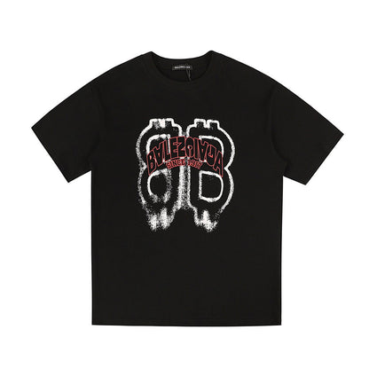 B*L3NC14G Sprayed Logo T-shirt