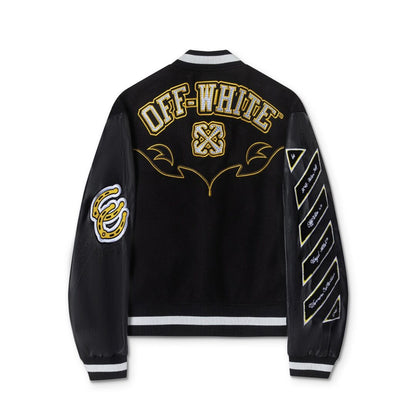 Bling Horseshoe Varsity Jacket