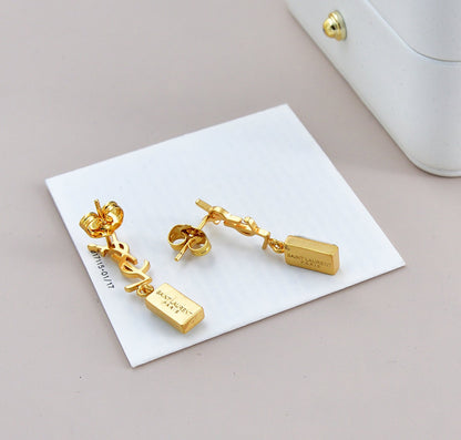 Cassandre Gold Tone Earrings