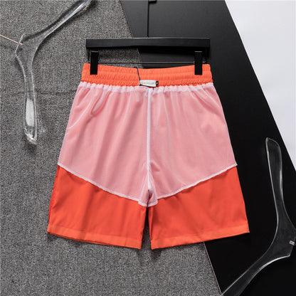 M*NCLR Embroidered Patched Logo Swim Shorts